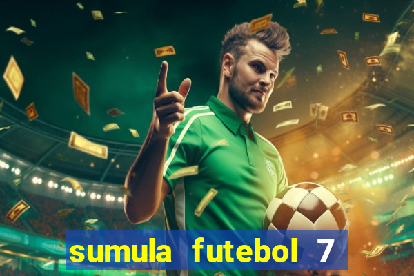 sumula futebol 7 society excel